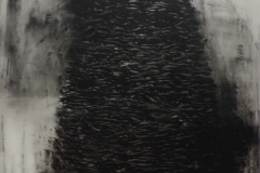 Nars-Eddine Bennacer GO-WITH-THE-FLOW-II-gouache-sur-papier-japon-environ-237-x-160-cm-2017
